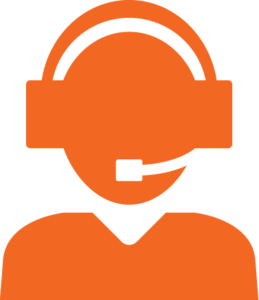 Picture of a head wearing headphones