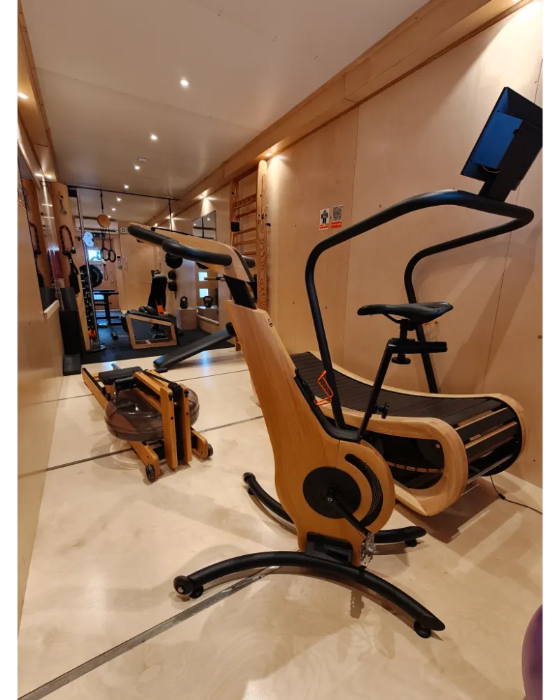 JymSpace Kineton SprintBok running machine, NOHrD exercise bike and WaterRower